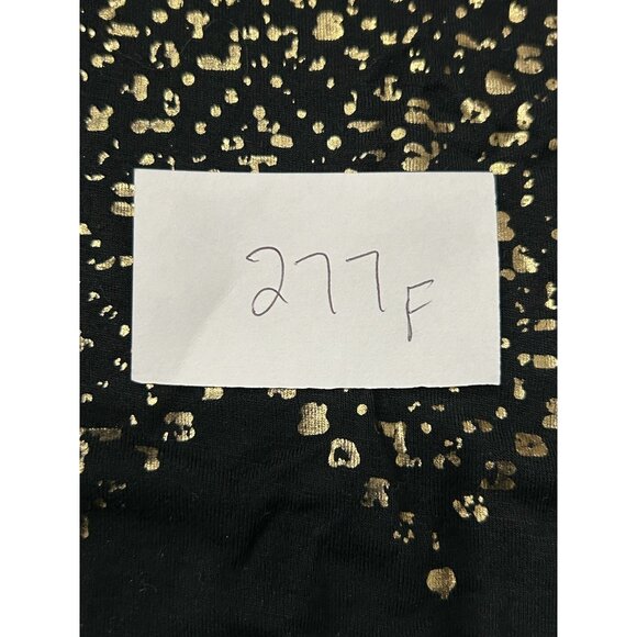 Alex Marie Black Gold Long Sleeve Top With V-Neck Sz XL - Picture 8 of 8